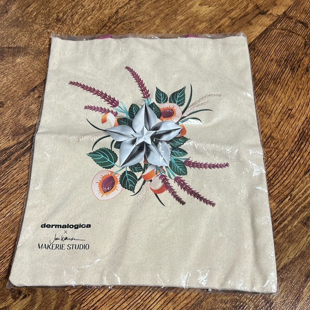 Dermalogica Julie Wilkerson Makerie Studio Canvas Tote Bag